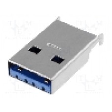 Conector USB A, pentru PCB, ATTEND - 209A-SG03