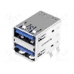 Conector USB A, pentru PCB, ATTEND - 209B-DG03