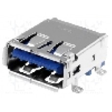 Conector USB A, pentru PCB, ATTEND - 209B-SG01