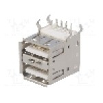 Conector USB A, pentru PCB, CLIFF - FCK002A