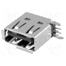 Conector USB A, pentru PCB, JST - UBAL-4R-D14-4S(LF)(SN)
