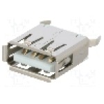 Conector USB A, pentru PCB, KEYSTONE - 923