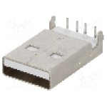 Conector USB A, pentru PCB, KEYSTONE - 932