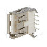 Conector USB A, pentru PCB, LUMBERG - 2410 02