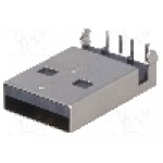 Conector USB A, pentru PCB, MOLEX - 48037-0001 Conector USB A, pentru PCB, MOLEX - 48037-0001