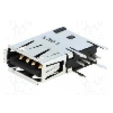 Conector USB A, pentru PCB, TE Connectivity - 292336-1