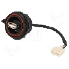 Conector USB A, piuliţa din spate, pt. montare pe panou, BULGIN - PX0843/A Conector USB A, piuliţa din spate, pt. montare pe panou, BULGIN - PX0843/A