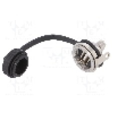 Conector USB A, piuliţa din spate, pt. montare pe panou, ENCITECH - 1310-0003-01