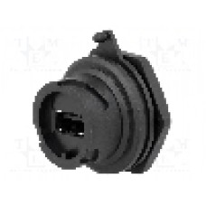 Conector USB A, pt. montare pe panou, EDAC - 690-W04-260-014