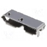 Conector USB B micro, {{Montare mecanica}}, ADAM TECH - MCR-B3-RA-SMT-15-T/R