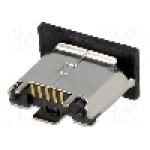 Conector USB B micro, {{Montare mecanica}}, ATTEND - 207F-BA00