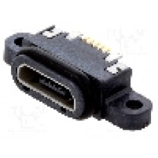 Conector USB B micro, {{Montare mecanica}}, ATTEND - 207G-BD00