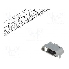 Conector USB B micro, pentru PCB, MOLEX - 105164-0001