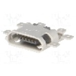Conector USB B micro, pentru PCB, MOLEX - 47491-0001