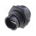 Conector USB B micro, piuliţa din faţa, pt. montare pe panou, sucit, SWITCHCRAFT - DCP-USBCB-SC Conector USB B micro, piuliţa din faţa, pt. montare pe panou, sucit, SWITCHCRAFT - DCP-USBCB-SC