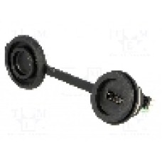 Conector USB B micro, piuliţa din spate, pt. montare pe panou, ENCITECH - 1310-1012-01 Conector USB B micro, piuliţa din spate, pt. montare pe panou, ENCITECH - 1310-1012-01