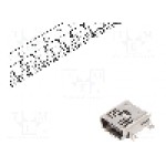 Conector USB B mini, pentru PCB, AMPHENOL - 10033526-N3212MLF Conector USB B mini, pentru PCB, AMPHENOL - 10033526-N3212MLF