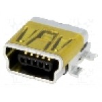 Conector USB B mini, pentru PCB, MOLEX - 67503-1020 Conector USB B mini, pentru PCB, MOLEX - 67503-1020