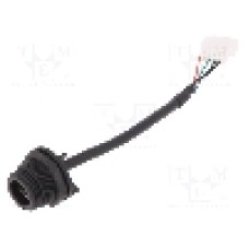 Conector USB B mini, piuliţa din faţa, piuliţa din spate, pt. montare pe panou, BULGIN - PX0446