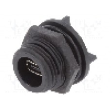 Conector USB B mini, piuliţa din faţa, piuliţa din spate, pt. montare pe panou, BULGIN - PX0447 Conector USB B mini, piuliţa din faţa, piuliţa din spate, pt. montare pe panou, BULGIN - PX0447