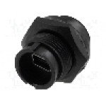 Conector USB B mini, piuliţa din faţa, pt. montare pe panou, sucit, SWITCHCRAFT - DCP-USBNB-MNHD Conector USB B mini, piuliţa din faţa, pt. montare pe panou, sucit, SWITCHCRAFT - DCP-USBNB-MNHD