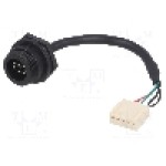 Conector USB B mini, piuliţa din spate, pt. montare pe panou, BULGIN - PX0443