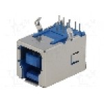 Conector USB B, pentru PCB, ATTEND - 209D-DG01