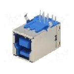 Conector USB B, pentru PCB, KEYSTONE - 950 Conector USB B, pentru PCB, KEYSTONE - 950