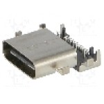 Conector USB C, {{Montare mecanica}}, ATTEND - 217C-AA01 Conector USB C, {{Montare mecanica}}, ATTEND - 217C-AA01