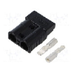 Conector alimentare DC, 0,6kV, 2 pini, seria AXC50, {{Dimensiune pin}}. AMPHENOL - AXC500H10