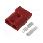 Conector alimentare DC, 0,6kV, 2 pini, seria AXC50, {{Dimensiune pin}}. AMPHENOL - AXC502H10