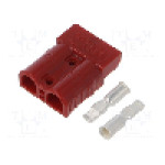 Conector alimentare DC, 0,6kV, 2 pini, seria AXC50, {{Dimensiune pin}}. AMPHENOL - AXC502H8