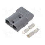 Conector alimentare DC, 0,6kV, 2 pini, seria AXC50, {{Dimensiune pin}}. AMPHENOL - AXC508H6