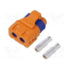 Conector alimentare DC, 0,6kV, 2 pini, seria LFB30, {{Dimensiune pin}}. AMASS - LFB30-F