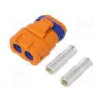 Conector alimentare DC, 0,6kV, 2 pini, seria LFB50, {{Dimensiune pin}}. AMASS - LFB50-F