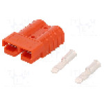 Conector alimentare DC, 0,6kV, 2 pini, seria SB® 50, {{Dimensiune pin}}. ANDERSON POWER PRODUCTS - 6331G11