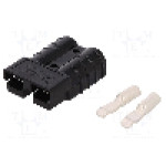 Conector alimentare DC, 0,6kV, 2 pini, seria SB® 50, {{Dimensiune pin}}. ANDERSON POWER PRODUCTS - 6331G4