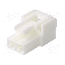 Conector alimentare DC, 0,6kV, 2 pini, seria {{Seria producatorului}}, {{Dimensiune pin}}. JST - VLP-02V-1