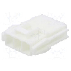 Conector alimentare DC, 0,6kV, 3 pini, seria {{Seria producatorului}}, {{Dimensiune pin}}. JST - VLR-03V