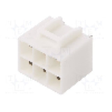 Conector alimentare DC, 0,6kV, 6 pini, seria {{Seria producatorului}}, {{Dimensiune pin}}. JST - B06P-VL