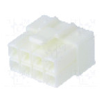 Conector alimentare DC, 0,6kV, 8 pini, seria {{Seria producatorului}}, {{Dimensiune pin}}. JST - VLP-08V