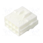 Conector alimentare DC, 0,6kV, 8 pini, seria {{Seria producatorului}}, {{Dimensiune pin}}. JST - VLR-08V