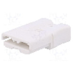Conector alimentare DC, 0,6kV, {{Numarul de pini}} pini, seria SBS® 50, {{Dimensiune pin}}. ANDERSON POWER PRODUCTS - SBS50WHT