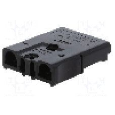 Conector alimentare DC, 0,6kV, {{Numarul de pini}} pini, seria {{Seria producatorului}}, {{Dimensiune pin}}. ANDERSON POWER PRODUCTS - SBS75XBLK