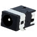 Conector alimentare DC, 12V DC, {{Numarul de pini}} pini, seria {{Seria producatorului}}, 3,5/1,3mm. CLIFF - DC-8S (FC68145S)