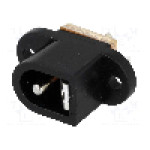 Conector alimentare DC, 12V DC, {{Numarul de pini}} pini, seria {{Seria producatorului}}, 5,5/2,1mm. CLIFF - FC681492