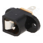 Conector alimentare DC, 12V DC, {{Numarul de pini}} pini, seria {{Seria producatorului}}, 5,5/2,1mm. LUMBERG - NEB/J 21