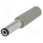 Conector alimentare DC, 12V DC, {{Numarul de pini}} pini, seria {{Seria producatorului}}, 5,5/2,1mm. LUMBERG - NES/J 210 GRAU