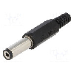 Conector alimentare DC, 12V DC, {{Numarul de pini}} pini, seria {{Seria producatorului}}, 5,5/2,1mm. LUMBERG - XNES/J 210 SCHWARZ