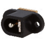 Conector alimentare DC, 12V DC, {{Numarul de pini}} pini, seria {{Seria producatorului}}, 5,5/2,5mm. CLIFF - FC681493